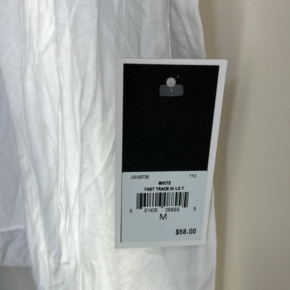 Juicy Couture White Graphic Women's Top size M NWT - Picture 3 of 6